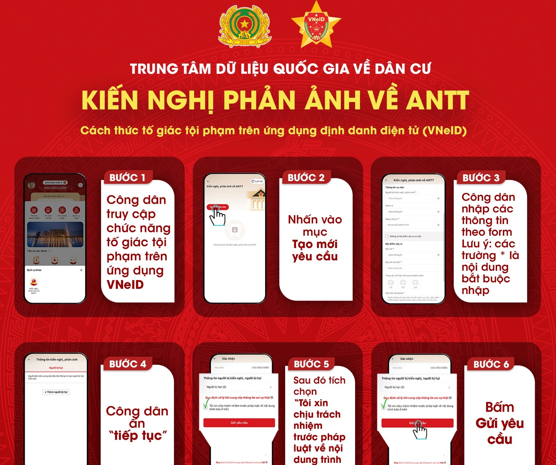 Tiếp nhận “Kiến nghị phản ánh về an ninh trật tự